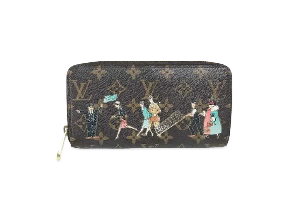 Louis Vuitton Monogram Zippy Wallet "Rose"