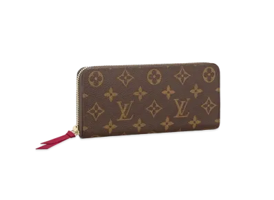 Louis Vuitton Clemence Wallet Monogram "Fuchsia"