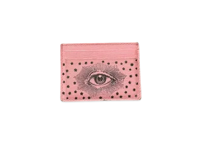 GUCCI Garden Eye Motif Card Case "Pink"
