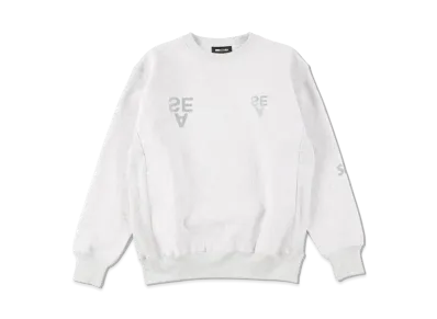 WIND AND SEA A32(RVS.COPY) REFLECTION BRUSHED CREW NECK "Ash"