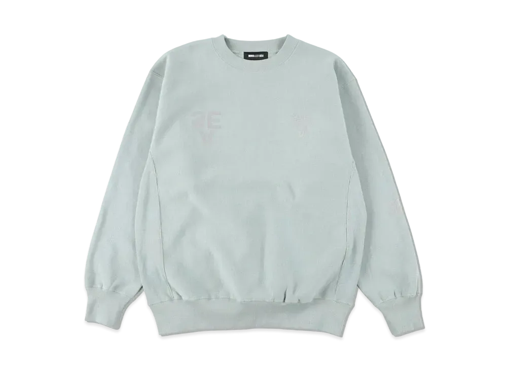 WIND AND SEA A32(RVS.COPY) REFLECTION BRUSHED CREW NECK "S.Green"