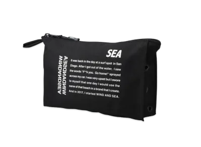 WIND AND SEA A32(REVERSAL) POUCH "Black"