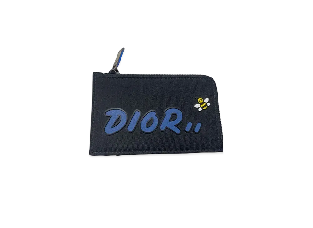 Dior × KAWS Coin Card Case "Navy/Blue"