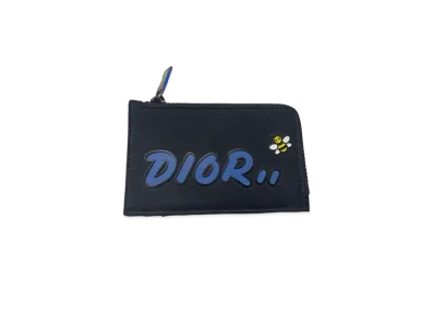 Dior × KAWS Coin Card Case "Navy/Blue"