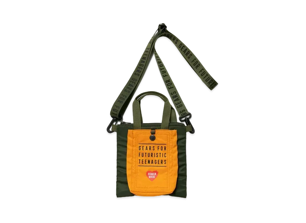 ヒューマン メイド ミニ ショルダー ヘルメット バッグ "オリーブ"