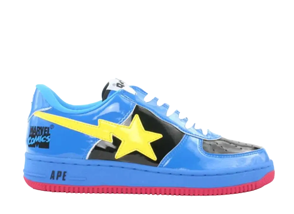 Marvel Comics × A BATHING APE®︎ BAPE STA Low "Human Torch"