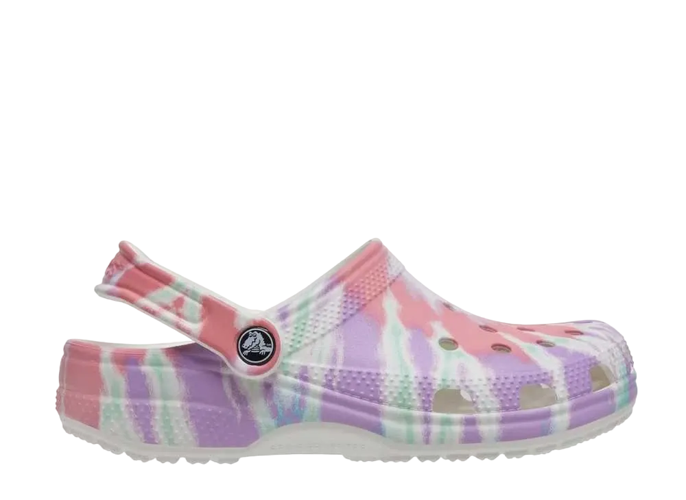 クロックス クラシック クロッグ "タイ ダイ/フレスコ"