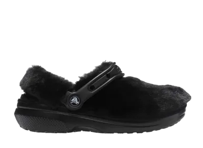 クロックス クラシック クロッグ "ファーシュアブラック"