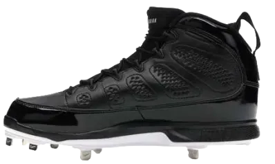 Nike Air Jordan 9 Retro Metal Cleat "RE2PECT Black"