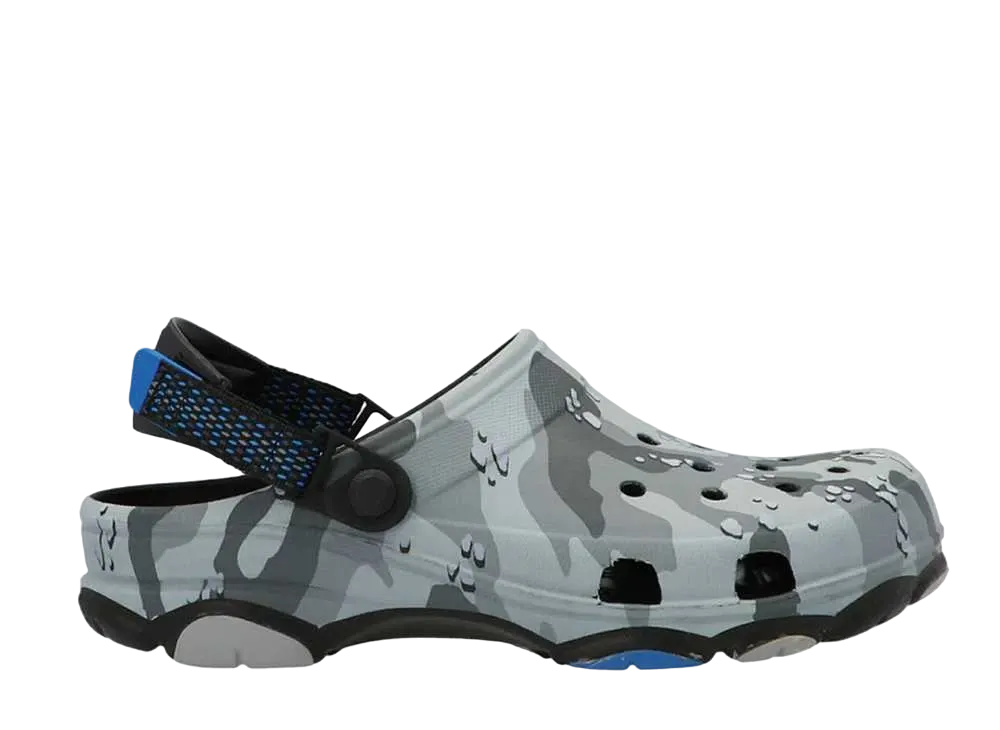 クロックス クラシック オール トレイン クロッグ "デザート カモ/グレー"