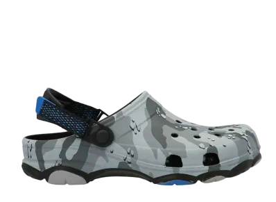 クロックス クラシック オール トレイン クロッグ "デザート カモ/グレー"