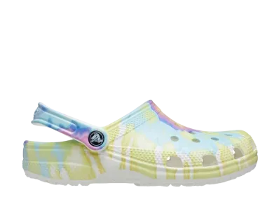 クロックス クラシック クロッグ "タイ ダイ/パステル"