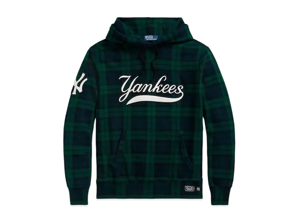 Polo Ralph Lauren Yankees Plaid Hoodie Unisex "Green"
