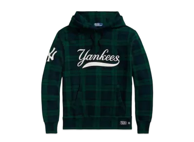 Polo Ralph Lauren Yankees Plaid Hoodie Unisex "Green"