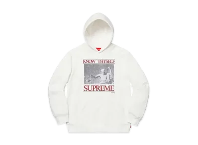 Supreme Know Thyself Hooded Sweatshirt "White"