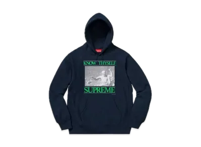 Supreme Know Thyself Hooded Sweatshirt "Navy"