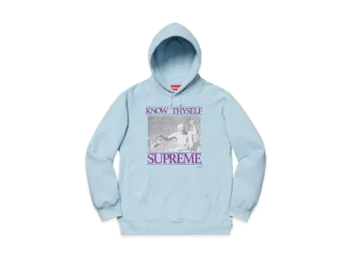 Supreme Know Thyself Hooded Sweatshirt "Light Blue"