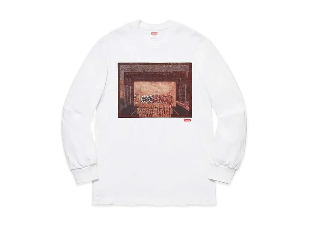Supreme Martin Wong Attorney Street L/S Tee "White"