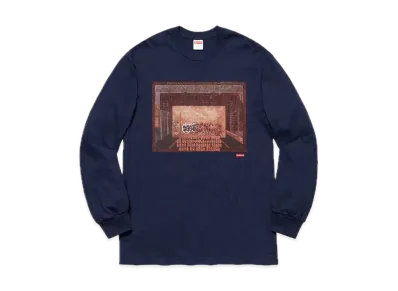 Supreme Martin Wong Attorney Street L/S Tee "Navy"