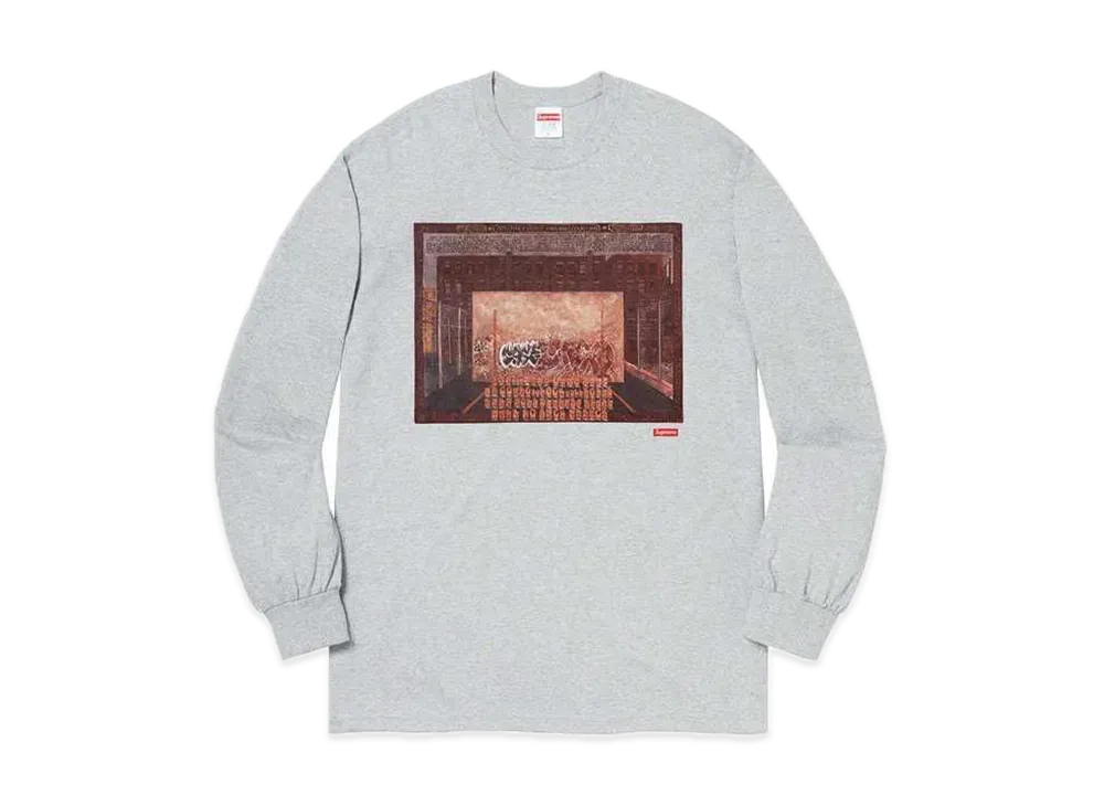 Supreme Martin Wong Attorney Street L/S Tee "Heather Grey"