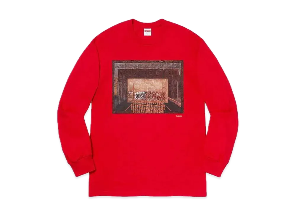 Supreme Martin Wong Attorney Street L/S Tee "Red"
