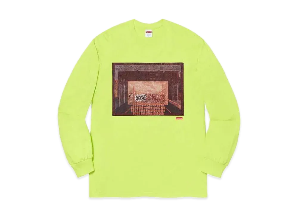 Supreme Martin Wong Attorney Street L/S Tee "Neon Green"
