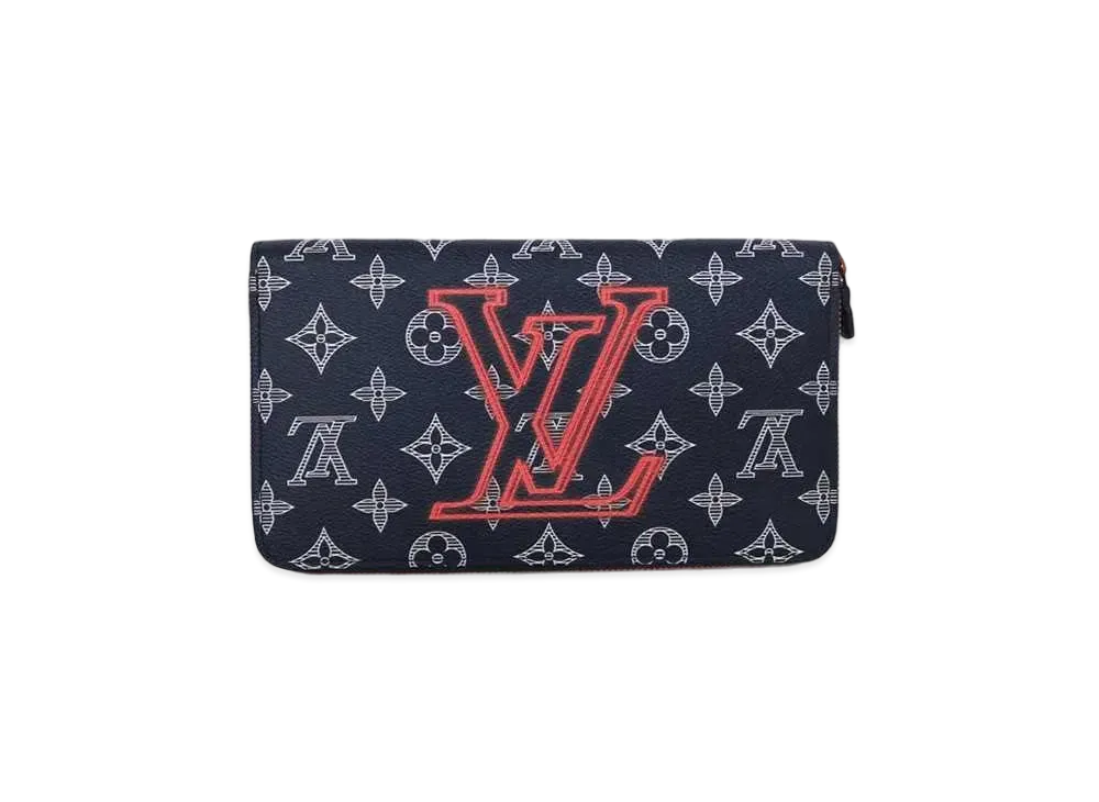 Louis Vuitton Monogram Ink Upside Down Zippy Organizer NM