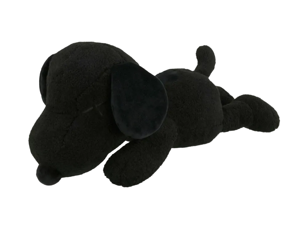 KAWS x Uniqlo x Peanuts Snoopy Plush Medium Size "Black"