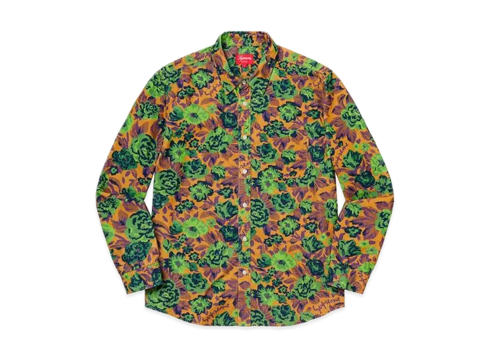 トップス Supreme 20AW Digi Floral Corduroy Shirt s-l400.jpg