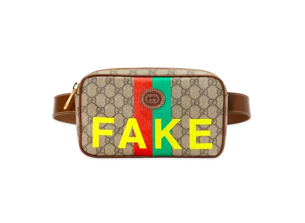 GUCCI FAKE / NOT Print Belt Bag