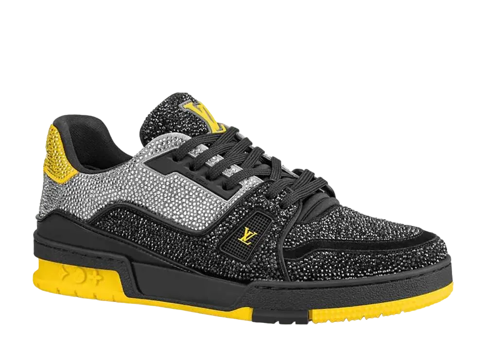 Louis Vuitton Trainer Line Sneaker STRASS "Black Yellow"