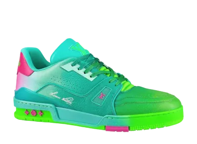 Louis Vuitton Trainer Line Sneaker #54"Green"