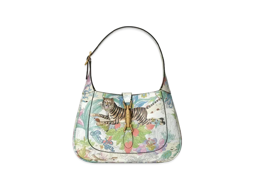GUCCI Tiger Jackie 1961 Small Bag "Off White"