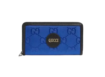 GUCCI Off The Grid Zip Around Wallet "Blue"