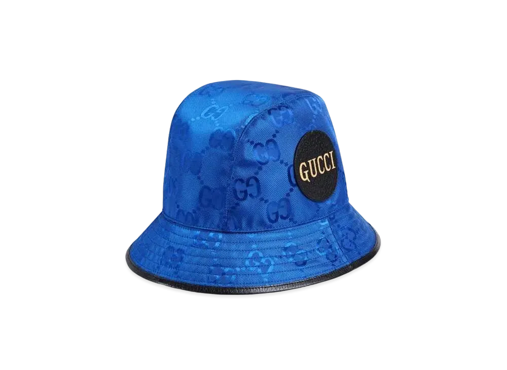 グッチ オフ ザ グリッド バケットハット "ブルー" 627115 4HK79 4360