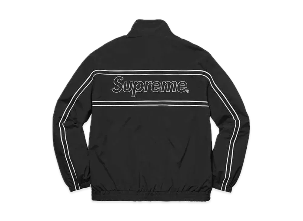 Supreme Piping Track Jacket "Black"