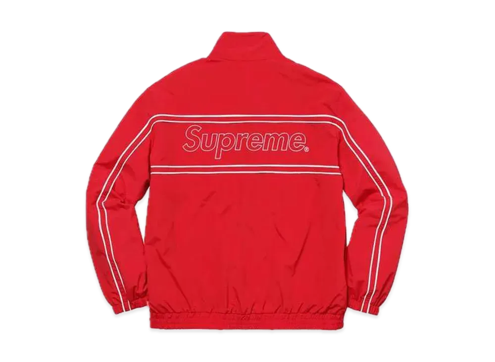 Supreme Piping Track Jacket "Red"