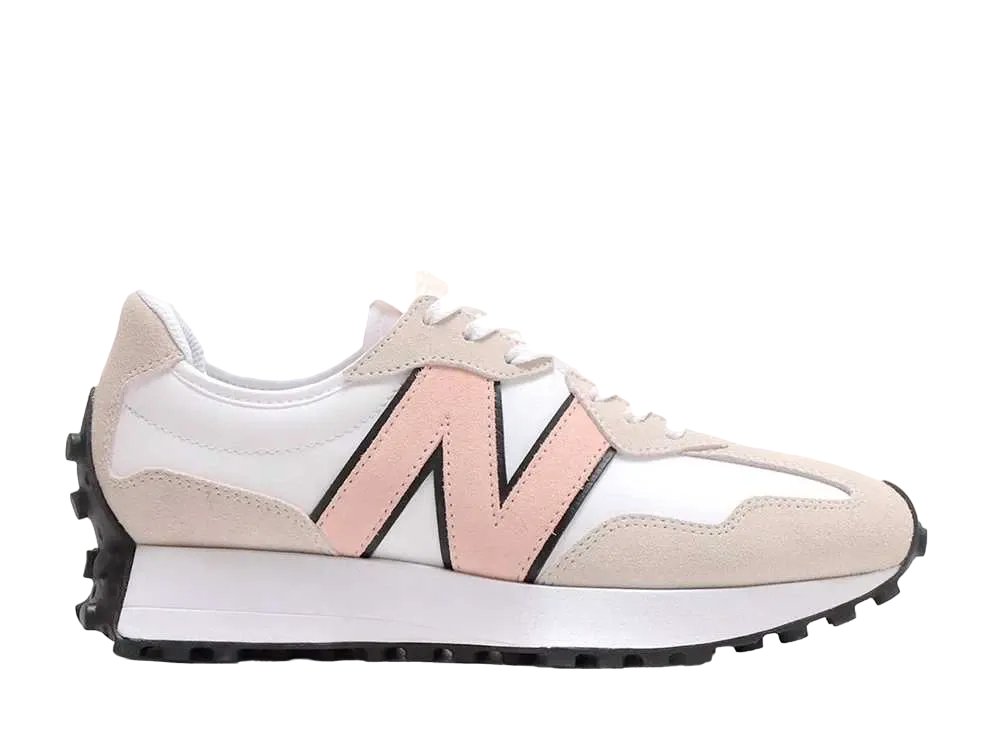 ニューバランス ウィメンズ WS327LR "ホワイト/ピンク"