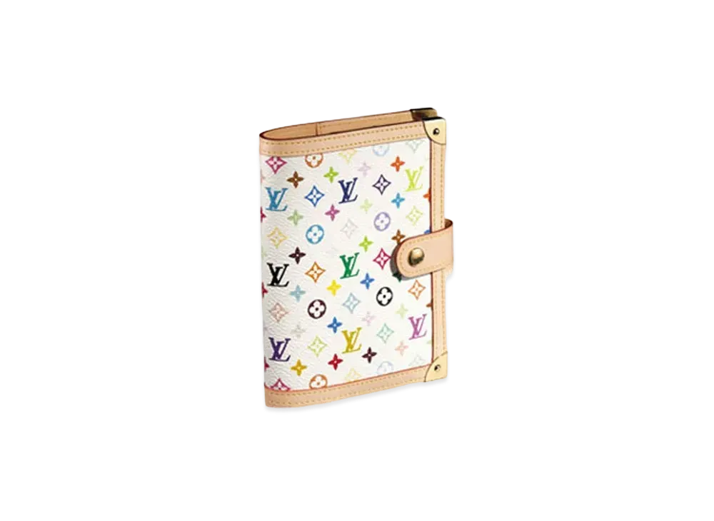 Louis Vuitton Monogram Multicolor Agenda PM "Blanc"