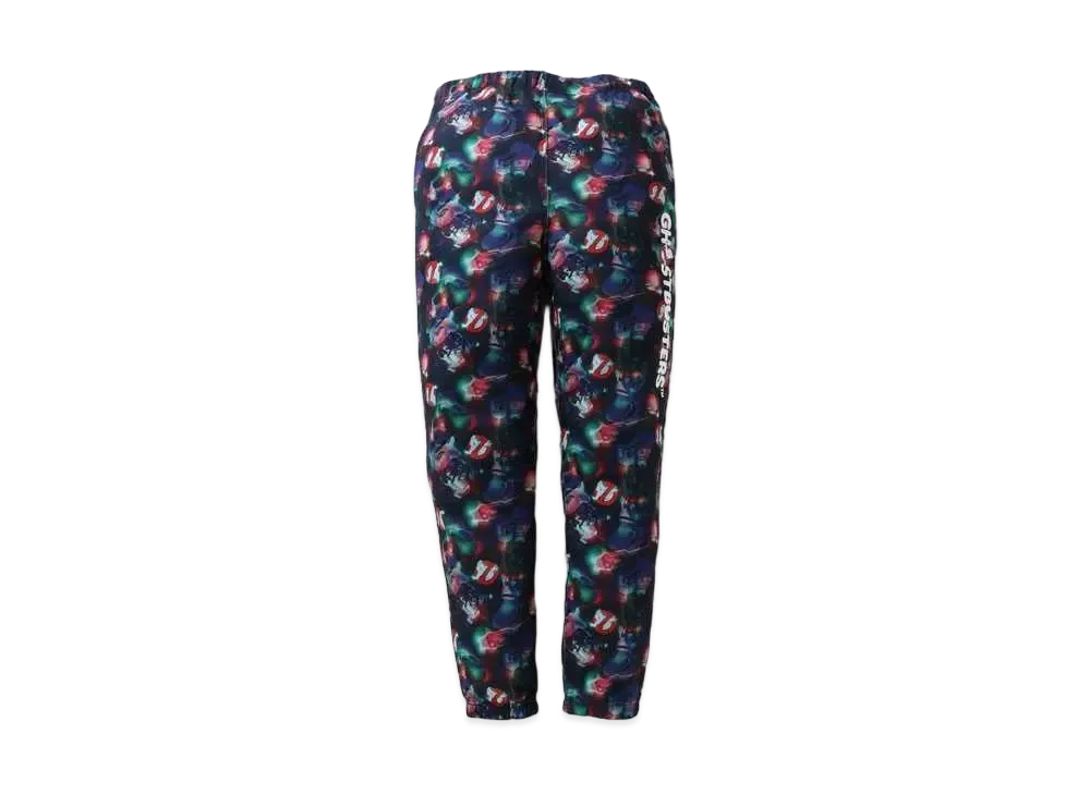 A BATHING APE GHOSTBUSTERS CAMO SLIM SWEAT PANTS "Multi"