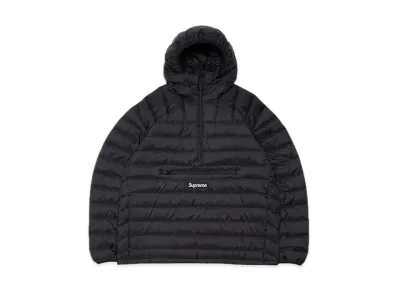 Supreme Micro Down Half Zip Hooded Pullover "Black"