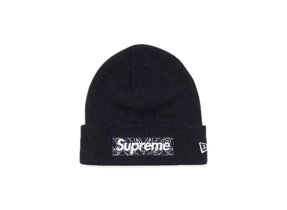 Supreme New Era® Box Logo Beanie "Navy"
