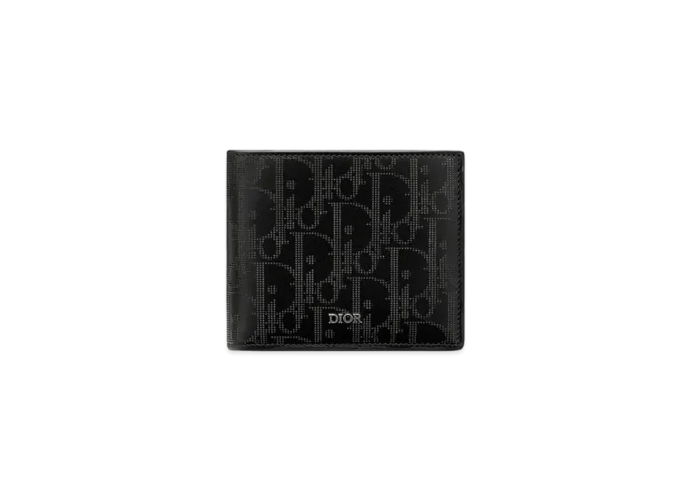 ディオール ウォレット ディオール オブリーク ギャラクシー レザー "ブラック" 2ESBH027VPD_H03E