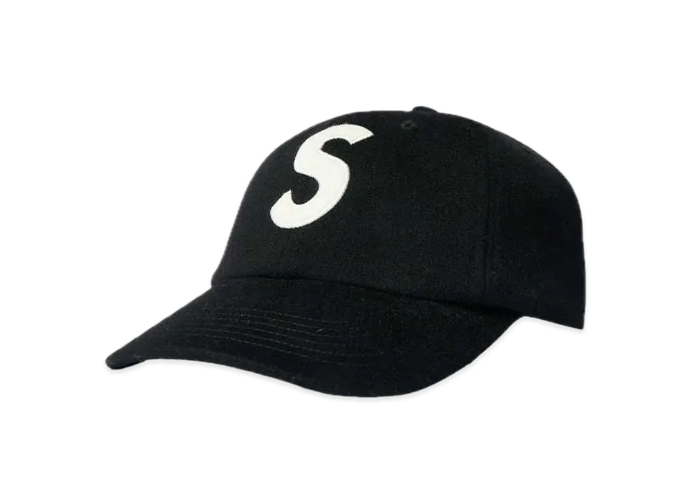 Supreme Wool S Logo 6-Panel "Black"