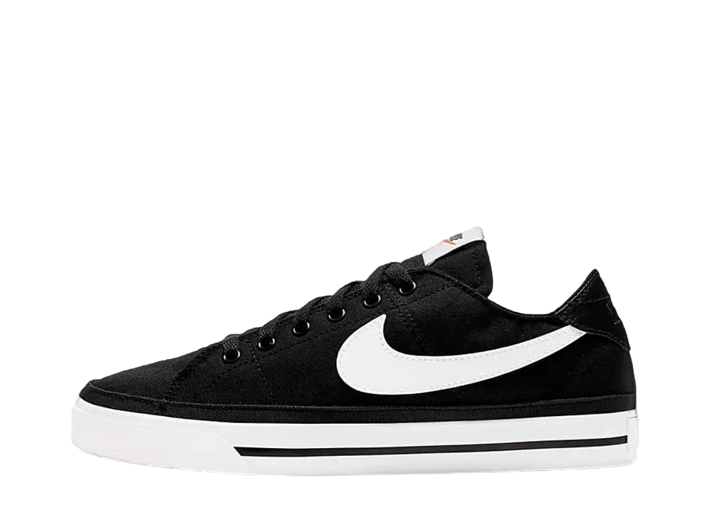 ナイキ ウィメンズ コート レガシー キャンバス "ブラック/ホワイト"