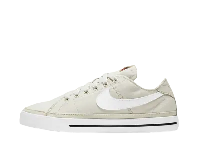 Nike Women's Court Legacy Canvas "Light BoneE/Black/White"