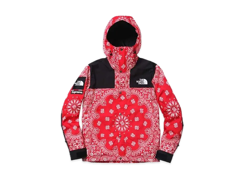 Supreme The North Face Bandana Mountain Parka "Red"