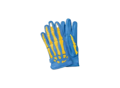 Supreme / Vanson® Leather X-Ray Gloves "Blue"