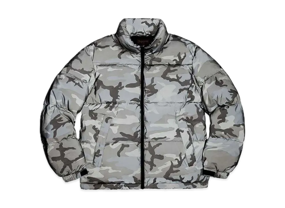 Supreme Reflective Camo Down Jacket "Snow Camo"