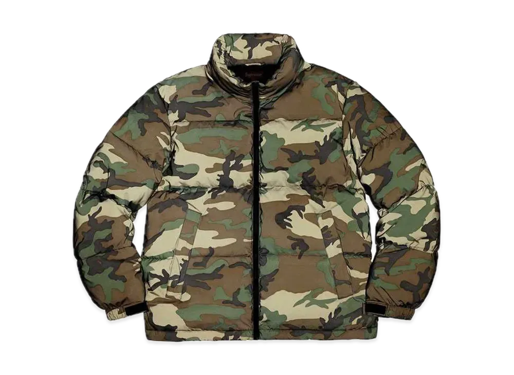 Supreme Reflective Camo Down Jacket "Woodland Camo"
